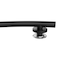 Keeney Mfg Smooth Wave Designer Grab Bar, Matte Black, 24", 24.00" L, Stainless Steel, Matte Black GB2022-24MB - alternate 2
